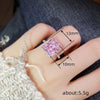 Wholesale Women's Copper Light Luxury Geometric Ring Necklace Set With Zircon Design