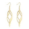 Wholesale Women's Copper Long Wavy Earhook Eardrop Earrings Creative Exaggerated Design