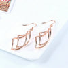 Wholesale Women's Copper Long Wavy Earhook Eardrop Earrings Creative Exaggerated Design