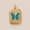 Wholesale Women's Copper Mixed Gemstone Setting Heart Shape Emoji Exaggerated Pendant Necklace With Electroplating
