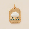 Wholesale Women's Copper Mixed Gemstone Setting Heart Shape Emoji Exaggerated Pendant Necklace With Electroplating