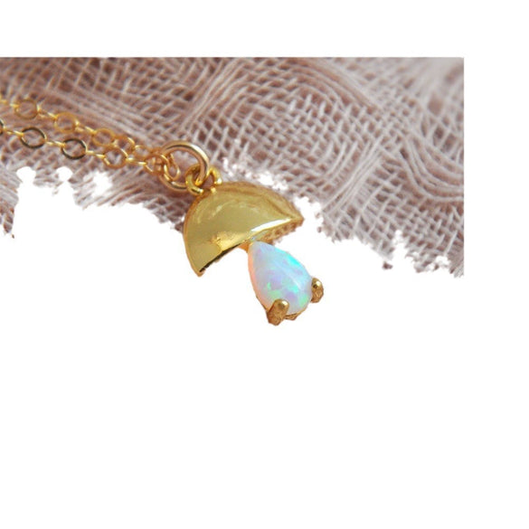 Wholesale Women's Copper Mushroom Opal Inlaid Jewelry With Geometric And Leaf Patterns Electroplated