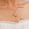 Wholesale Women's Copper Necklace With Electroplating Fourleaf Clover Flower Pendant Inlaid With Zircon Light Luxury Style