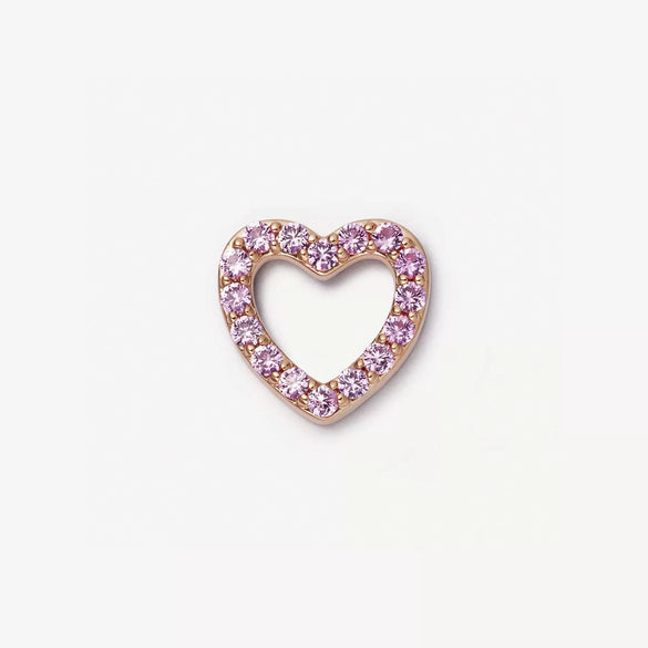Wholesale Women's Copper Pendant Necklace With Heart Shape And Mixed Gemstone Setting And Diamond Design