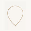 Wholesale Women's Copper Pendant Necklace With Heart Shape And Mixed Gemstone Setting And Diamond Design