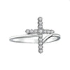 Wholesale Women's Copper Ring With Geometric Design And Zirconia Treatment