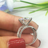 Wholesale Women's Copper Ring With Geometric Pattern And Inlaid Zircon