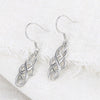 Wholesale Women's Copper 925 Silver Ear Hook Hollow Geometric Ear Drop Goldplated Earrings