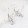 Wholesale Women's Copper 925 Silver Ear Hook Hollow Geometric Ear Drop Goldplated Earrings