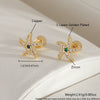 Wholesale Women's Copper Star Shaped Electroplated Starfish Earrings Little Fresh Style