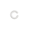 Wholesale Women's Copper Ushape Geometric Electroplated Ear Clips