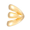 Wholesale Women's Copper Ushape Geometric Electroplated Ear Clips