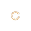 Wholesale Women's Copper Ushape Geometric Electroplated Ear Clips