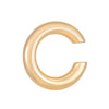 Wholesale Women's Copper Ushape Geometric Electroplated Ear Clips