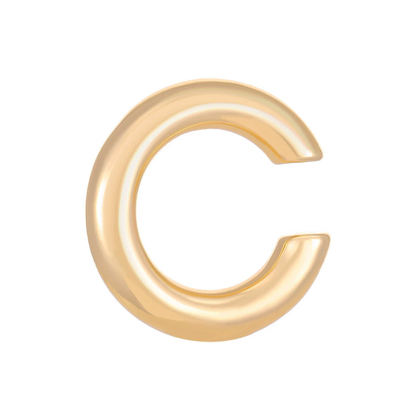 Wholesale Women's Copper Ushape Geometric Electroplated Ear Clips