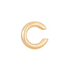 Wholesale Women's Copper Ushape Geometric Electroplated Ear Clips