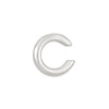 Wholesale Women's Copper Ushape Geometric Electroplated Ear Clips