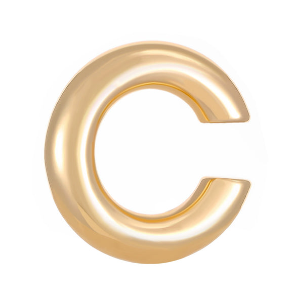 Wholesale Women's Copper Ushape Geometric Electroplated Ear Clips