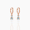 Wholesale Women's Copper Zircon Bear Earrings