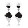 Wholesale Women's Cos Style Asymmetric Geometric Triangle And Circle Earrings In Alloy With Electroplating
