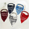 Wholesale Women's Cotton Geometric Artistic Headscarf Hair Belt Triangle Scarf