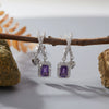 Wholesale Women's Crystal And 925 Sterling Silver Geometric Style Necklace Pendant Set With Gems And Cross Chain