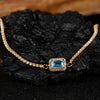 Wholesale Women's Crystal And 925 Sterling Silver Geometric Style Necklace Pendant Set With Gems And Cross Chain