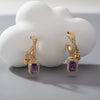 Wholesale Women's Crystal And 925 Sterling Silver Geometric Style Necklace Pendant Set With Gems And Cross Chain