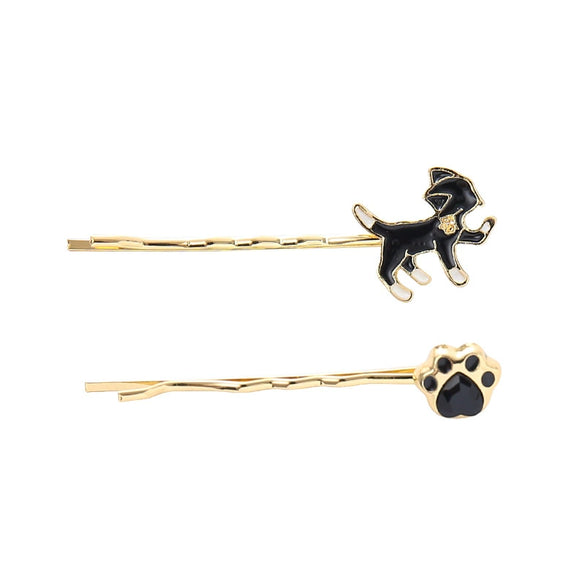 Wholesale Women's Cute Animal Cat Hairpin Zinc Alloy Headdress