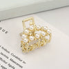 Wholesale Women's Cute Pearl Rhinestone Side Hair Clip Hair Accessories With Electroplating Treatment