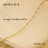 Wholesale Women's Daisy Pearl Stainless Steel 18K Electroplated Geometric Fashion Jewelry Bracelet