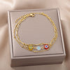 Wholesale Women's Devil's Eye Anklet Copper Foot Accessories