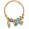 Wholesale Women's Diamondencrusted Geometric Butterfly Adjustable Bracelet Made Of Alloy Pearl And Stainless Steel