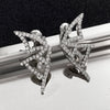 Wholesale Women's Diecast Electroplated Animal Butterfly Asymmetric Earrings
