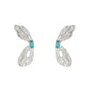 Wholesale Women's Diecast Electroplated Animal Butterfly Asymmetric Earrings