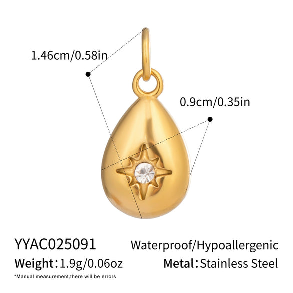 Wholesale Women's Diy Jewelry Pendant Ocean Style Seahorse Koi Conch Stainless Steel Electroplated Waterproof And Non Fading With Animal Patterns