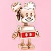Wholesale Women's Diy Loose Beads Bracelet With Cartoon Animal Pendant Made Of Alloy Metal With Totem Pattern And Electroplating Treatment