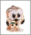 Wholesale Women's Diy Loose Beads Bracelet With Cartoon Animal Pendant Made Of Alloy Metal With Totem Pattern And Electroplating Treatment
