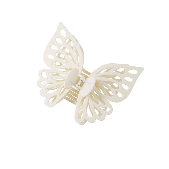 Wholesale Women's Double Layer Hollow Butterfly Claw Clip Hairpin Jewelry Ps Material Baking Varnish Treatment