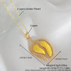 Wholesale Women's Durable Fruit Shaped Copper Necklace With Electroplating And O Word Chain