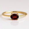 Wholesale Women's Eggshaped Colorful Diamond Zircon Ring Goldplated Brass Jewelry