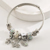 Wholesale Women's Electroplated Alloy And Stainless Steel Butterfly And Bear Pattern Bracelet