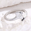 Wholesale Women's Electroplated Environmentally Friendly Copper Animal Shape Manta Ray Open Ring Accessories