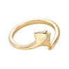 Wholesale Women's Electroplated Environmentally Friendly Copper Animal Shape Manta Ray Open Ring Accessories