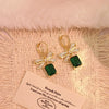 Wholesale Women's Electroplated Environmentally Friendly Copper Bow Tie Micropaved Zircon Earrings