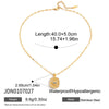 Wholesale Women's Electroplated Geometric Stainless Steel And Titanium Steel Necklace Regular Chain Sweater Chain Accessories