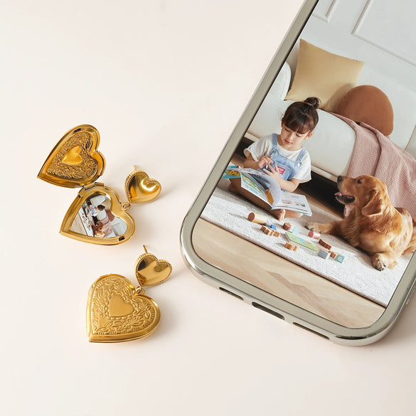 Wholesale Women's Electroplated Geometric Stainless Steel Earrings