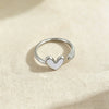 Wholesale Women's Electroplated Gold Inlaid With Zircon Heartshaped Geometric Animal Zodiac Copper Ring Jewelry