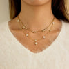 Wholesale Women's Electroplated Stainless Steel Four Leaf Clover Necklace