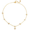 Wholesale Women's Electroplated Stainless Steel Four Leaf Clover Necklace
